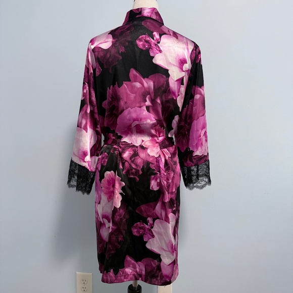 Linea Donatella Women's Erina Floral Print Robe Size M - Picture 5 of 10